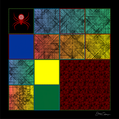 Trithemian Web™ 4, a designer cryptogram.